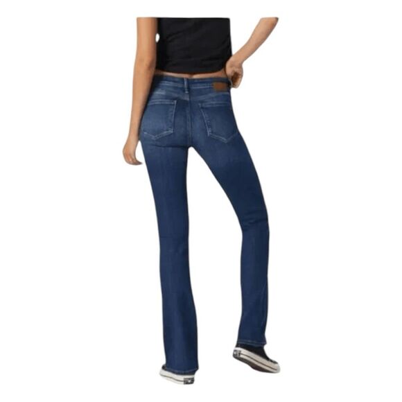 Mavi Molly Bootcut Jeans Indigo Blue Denim Regular Rise Super Soft 32 - Picture 3 of 11